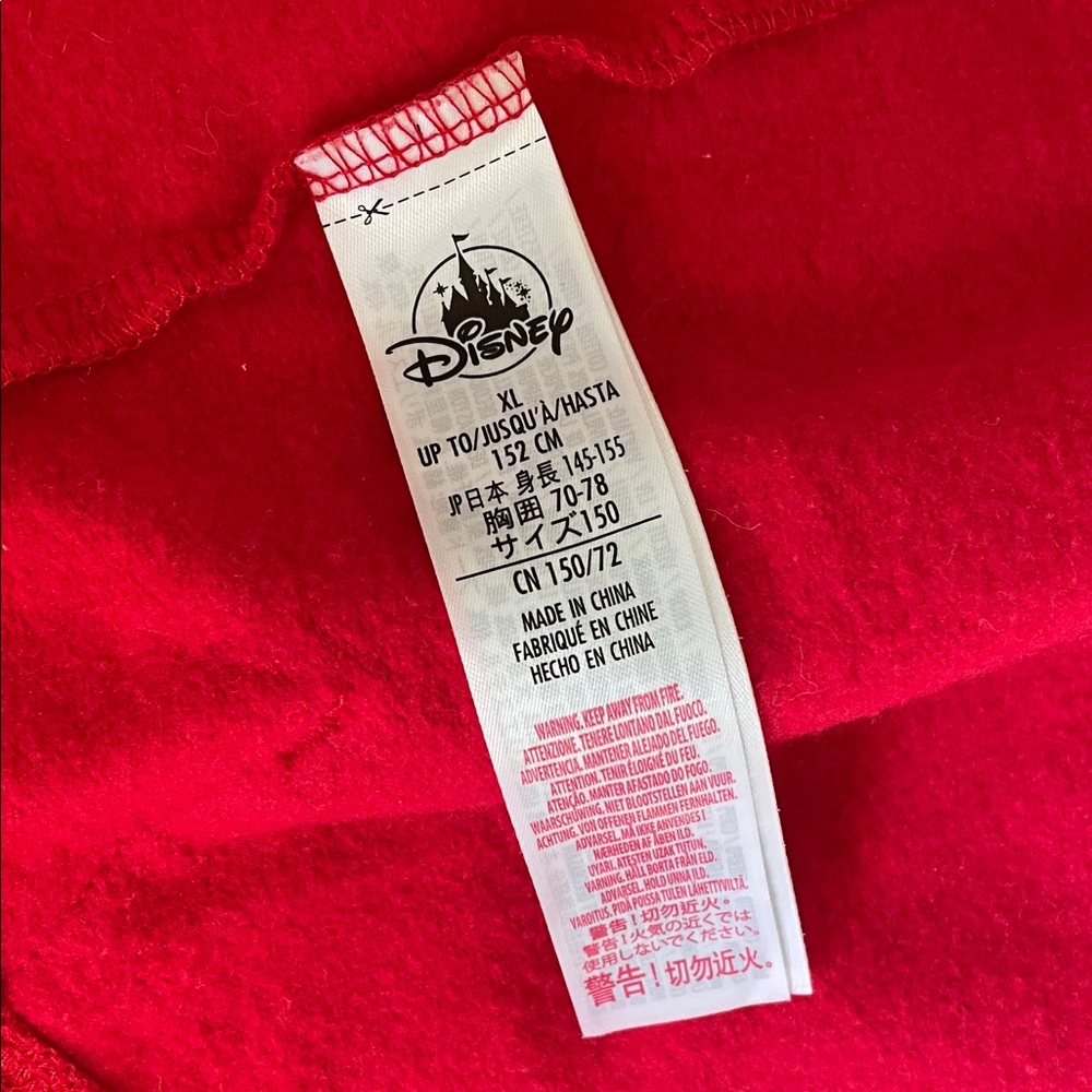 Disney World Parks Holiday Red Hoodie with Mickey and Minnie - Picture 6 of 6